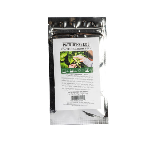 Heirloom Contender Bush Beans (5g) by Patriot Seeds