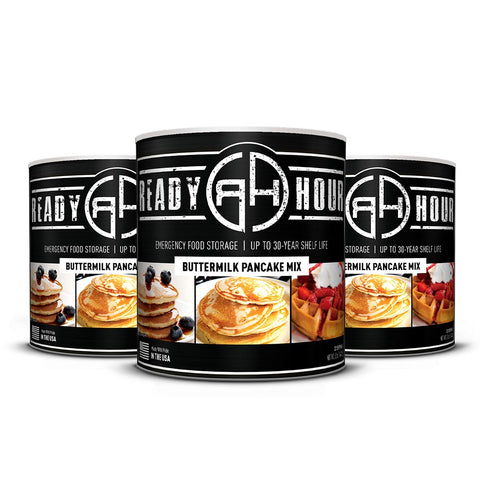 Buttermilk Pancake Mix #10 Cans (96 total servings 3-pack)