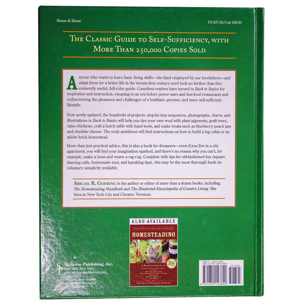 Back to Basics (A Complete Guide to Traditional Skills) 4th Edition Hardcover