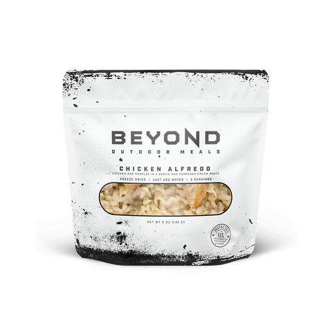 Chicken Alfredo Pouch by Beyond Outdoor Meals (710 calories, 2 servings)