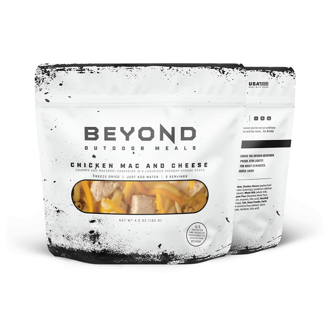 Chicken Mac & Cheese by Beyond Outdoor Meals (710 calories, 2 servings)