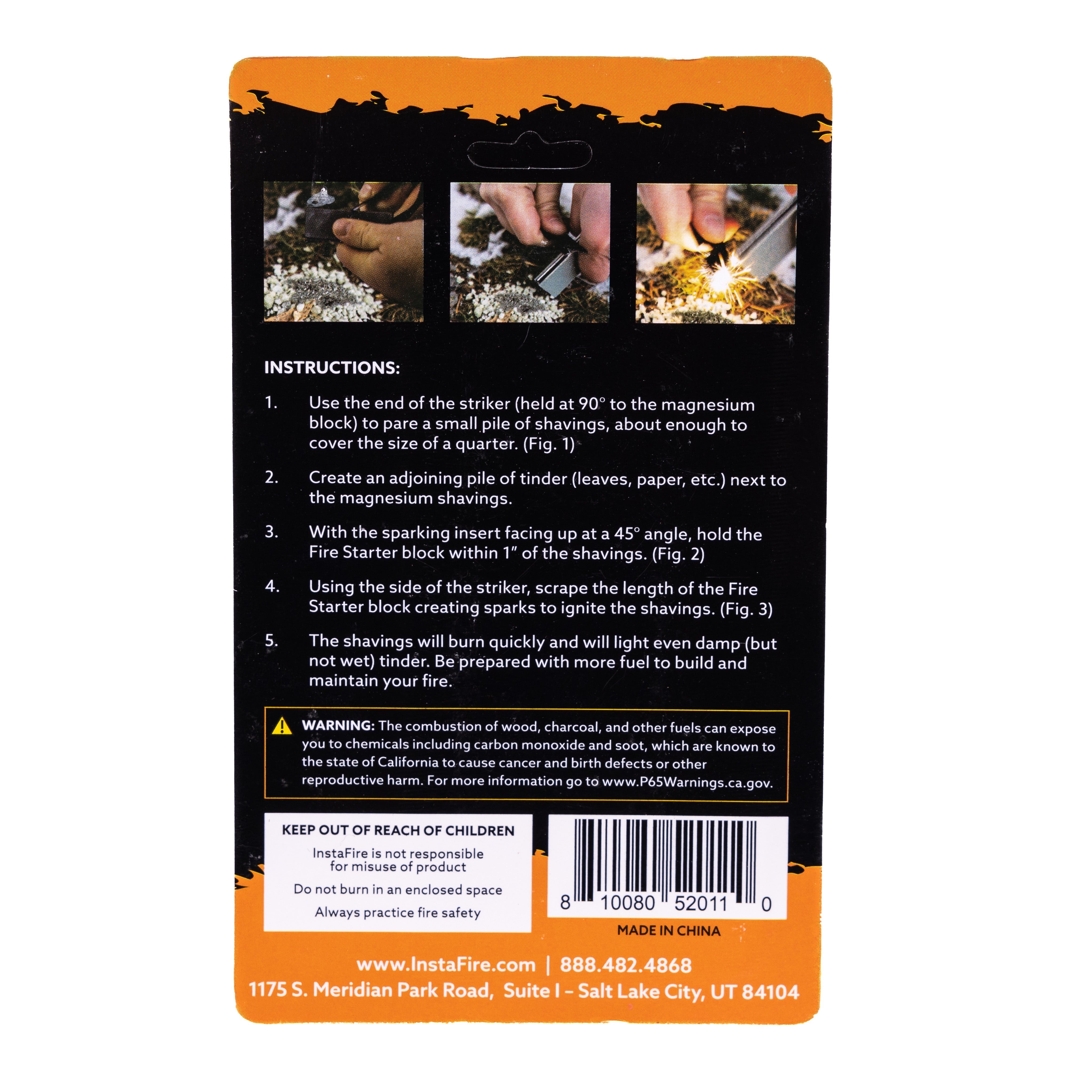 Magnesium Fire Starter (3-pack) by InstaFire