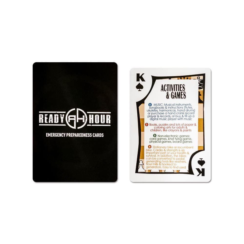 Emergency Preparedness Playing Cards by Ready Hour