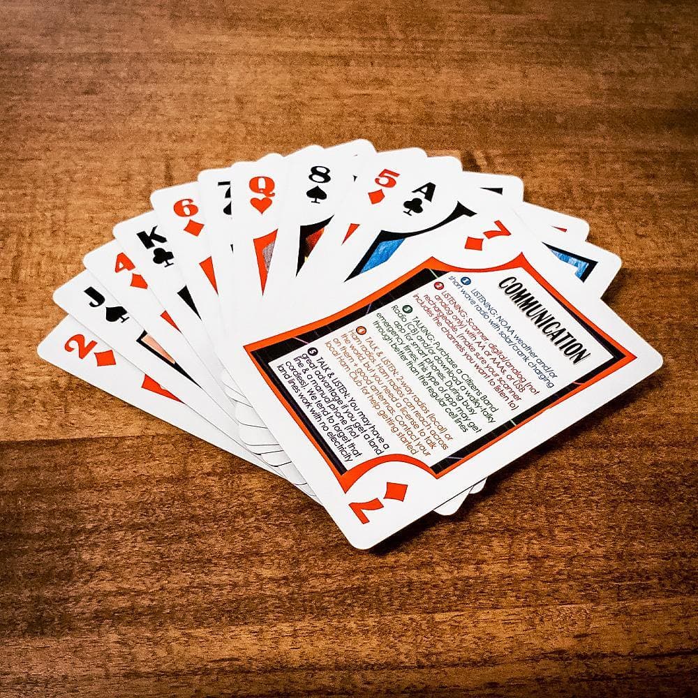 Emergency Preparedness Playing Cards by Ready Hour