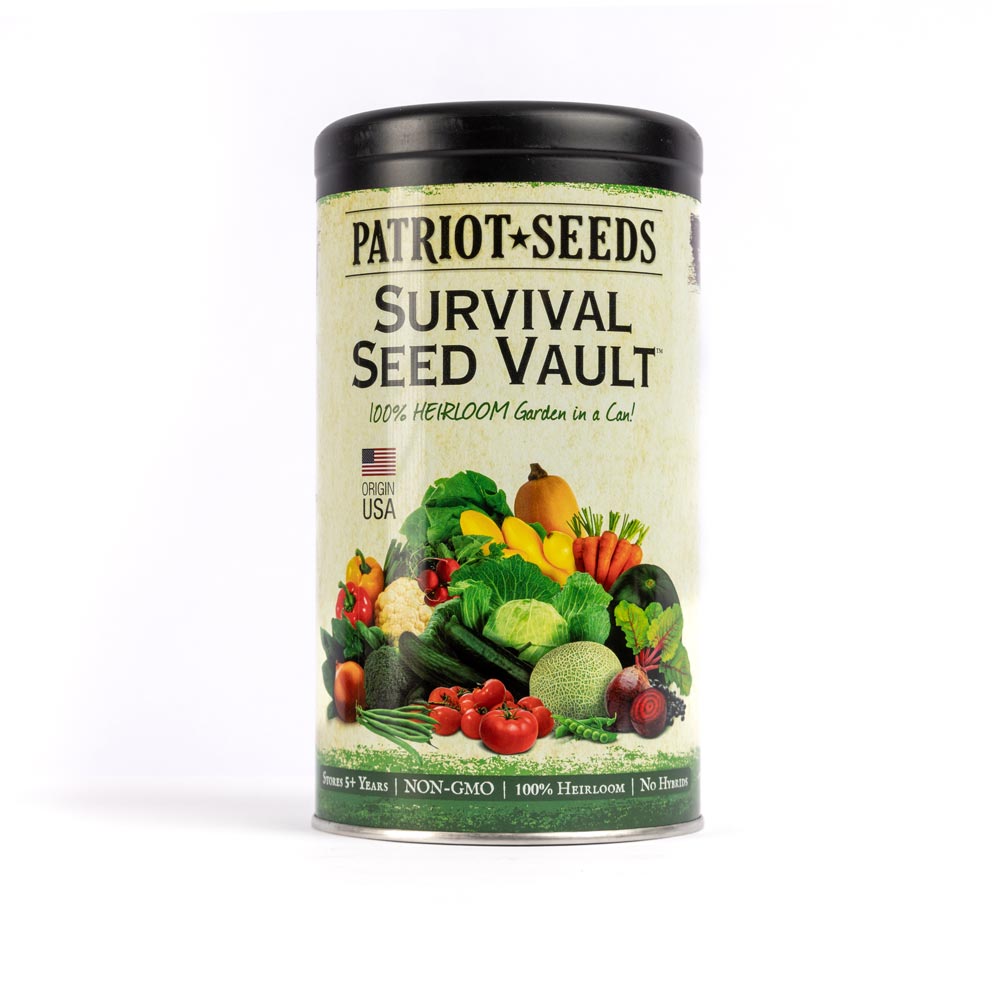 Survival Seed Vault (100% heirloom, 20 varieties) by Patriot Seeds - Mailer Offer