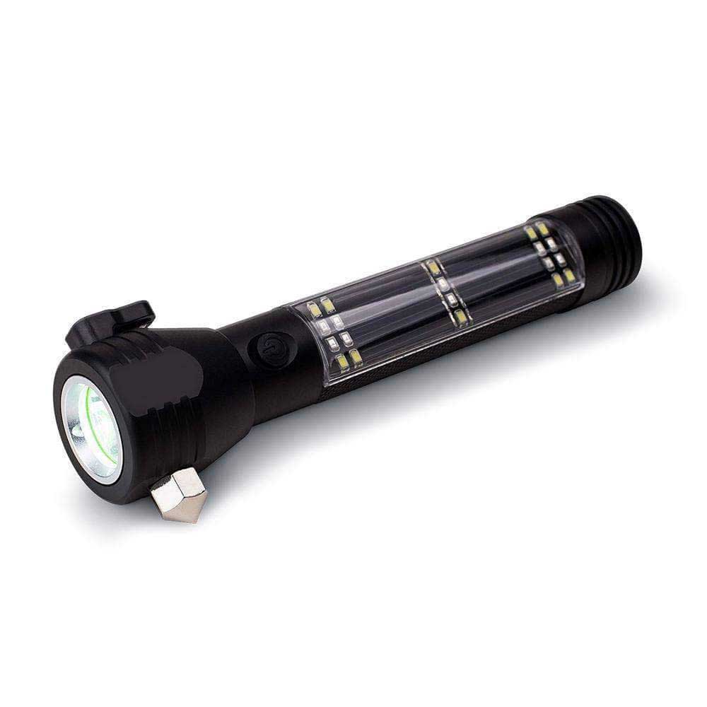 9-in-1 Multi-Function LED Solar Rechargeable Flashlight by Ready Hour